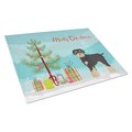 Carolines Treasures Schnoodle Christmas Tree Glass Cutting Board Large CK3866LCB